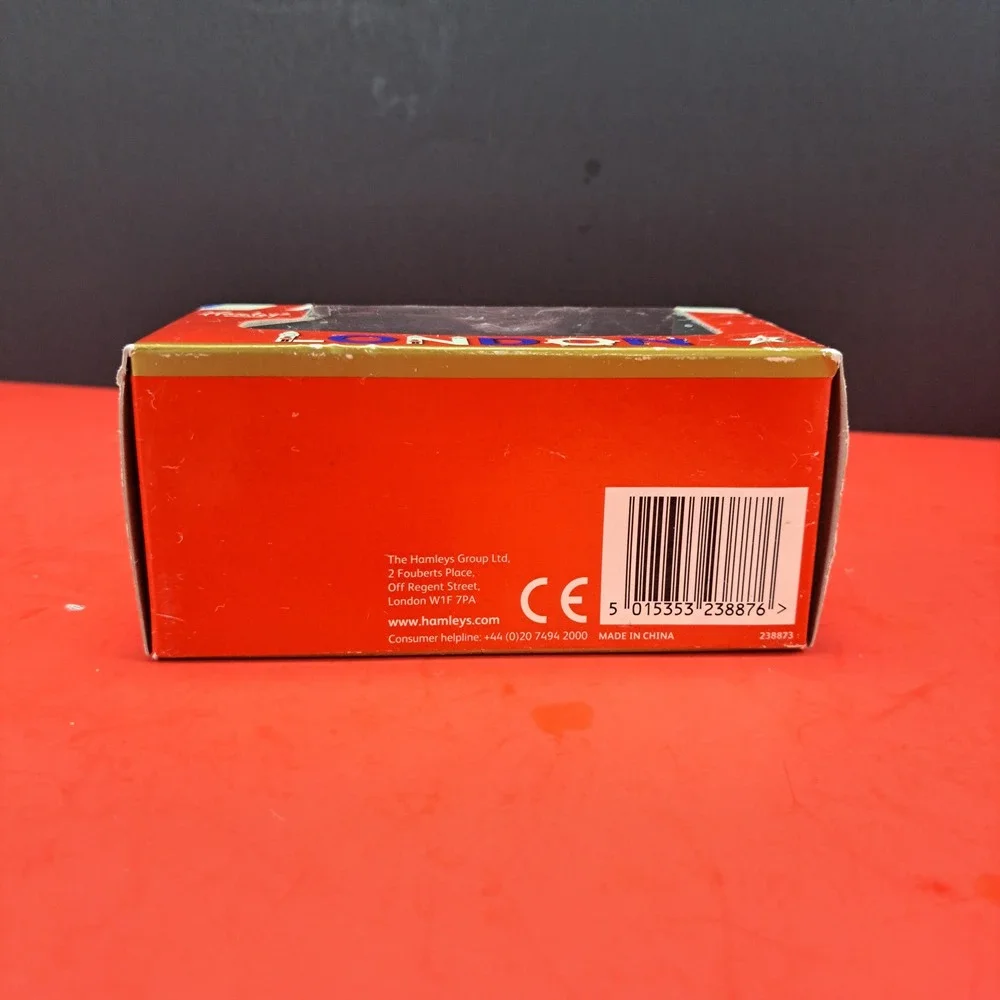 Hamleys Union Jack Mini Toy Car Green Metallic London Souvenir New (